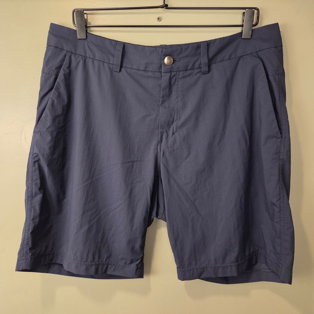 Lululemon Men's Commission Short Navy Blue Technical Lightweight Size 34